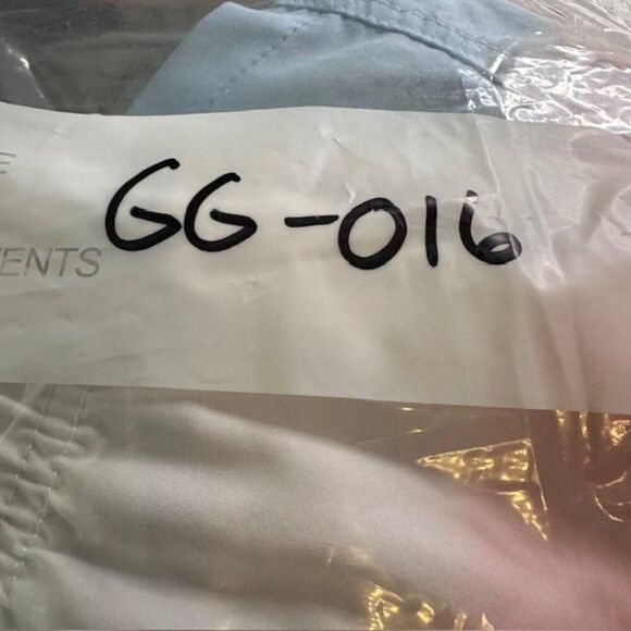 Vintage Summer Red/Orange/Blue/White Tropical Swim Trunks in Size Large - Picture 6 of 6